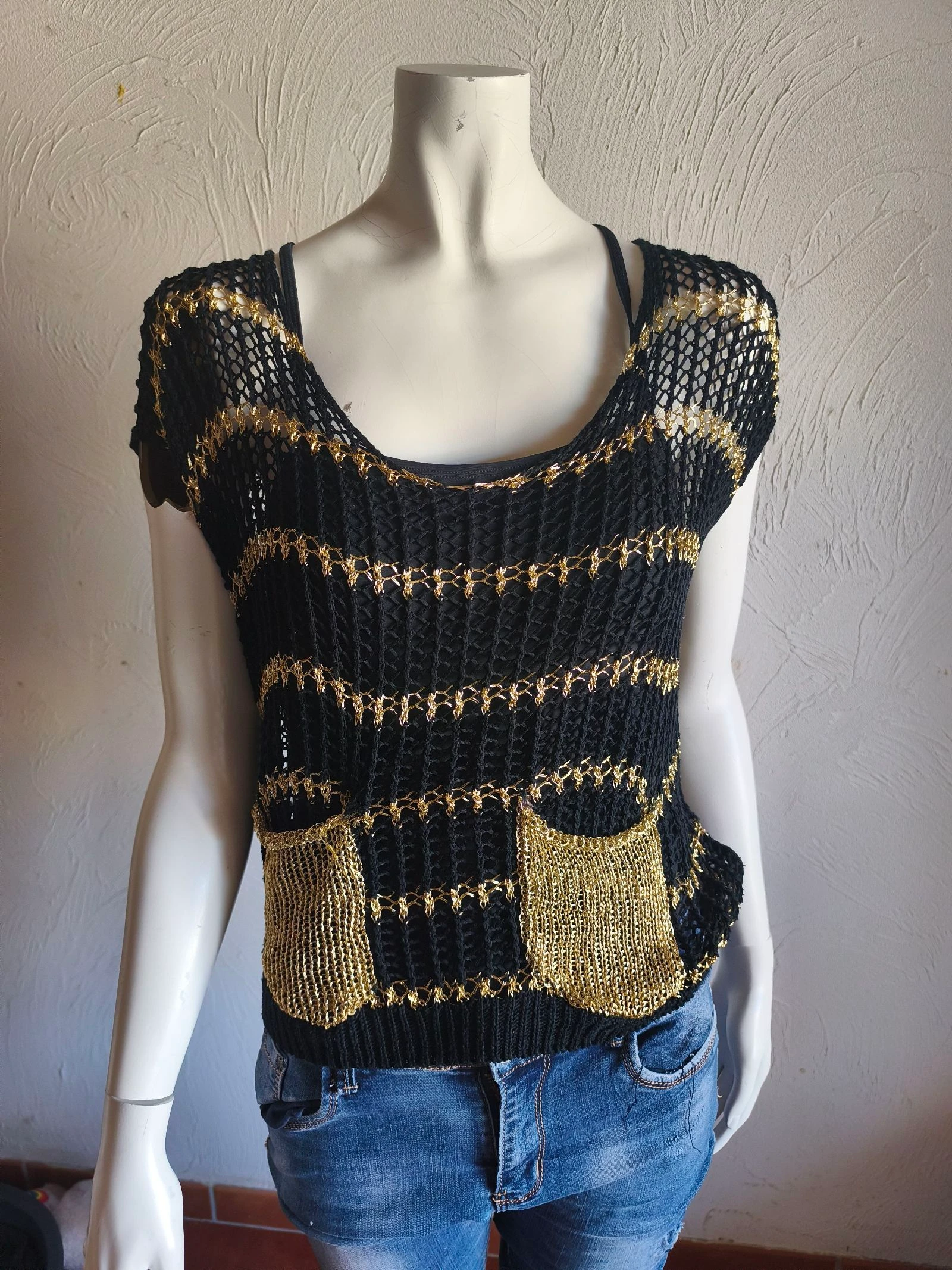 Pull a maille ajourée 